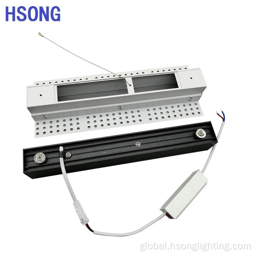 Recessed Linear Light Anti Glare Trimless Energy Saving Lamp LED Linear lights Manufactory